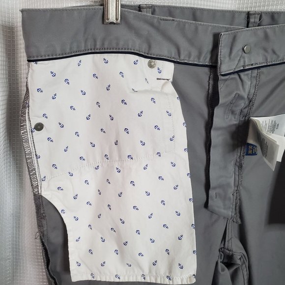 Polo Ralph Lauren Size 38/30 Pants Chinos Stretch Straight Leg Cotton Blend Gray - Picture 10 of 16